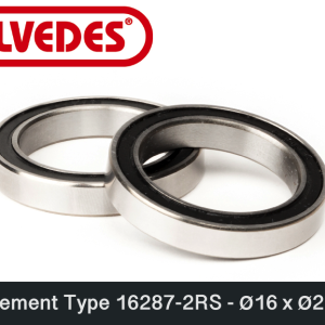 Roulement Elvedes type 16287-2RS - Ø16 x Ø28 x 7