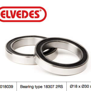 Roulement Elvedes type 18307 2RS Ø18 × Ø30 × 7