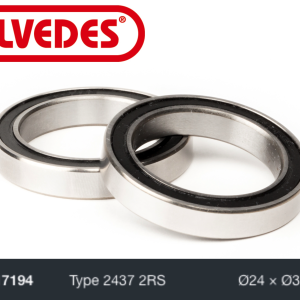 Roulement Elvedes type 2437 2RS Ø24 x Ø37 x 7