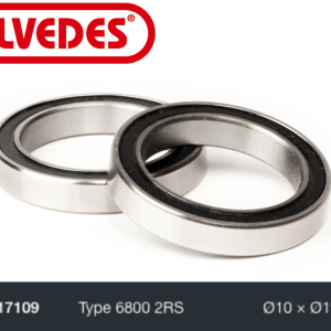 Roulement Elvedes type 6800 2RS Ø10 x Ø19 x 5