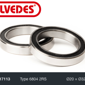 Roulement Elvedes type 6804 2RS Ø20 x Ø32 x 7