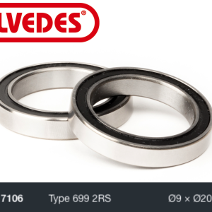 Bearing Elvedes Type 699 2RS Ø9 x Ø20 x 6