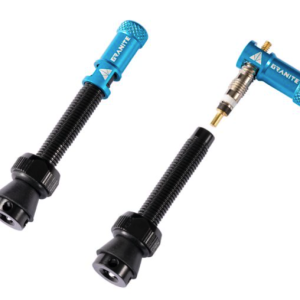 Valves (44mm) et bouchons de valve Granite CNC/démonte obus Juicy Nipples