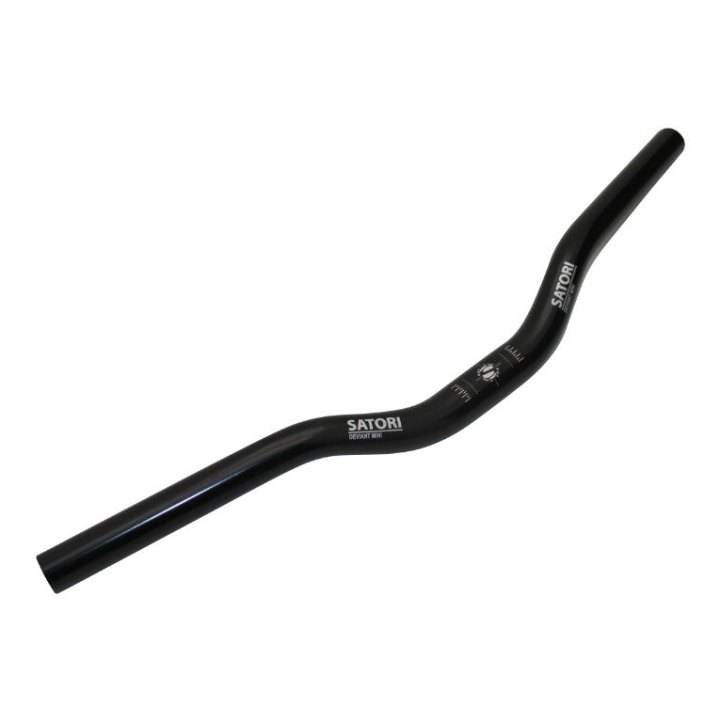 Cintre City Single Speed - Fixie Alu Noir 25,4 L480 -Rise 25 mm Angle 9° Pour Poignée D. 19 mm