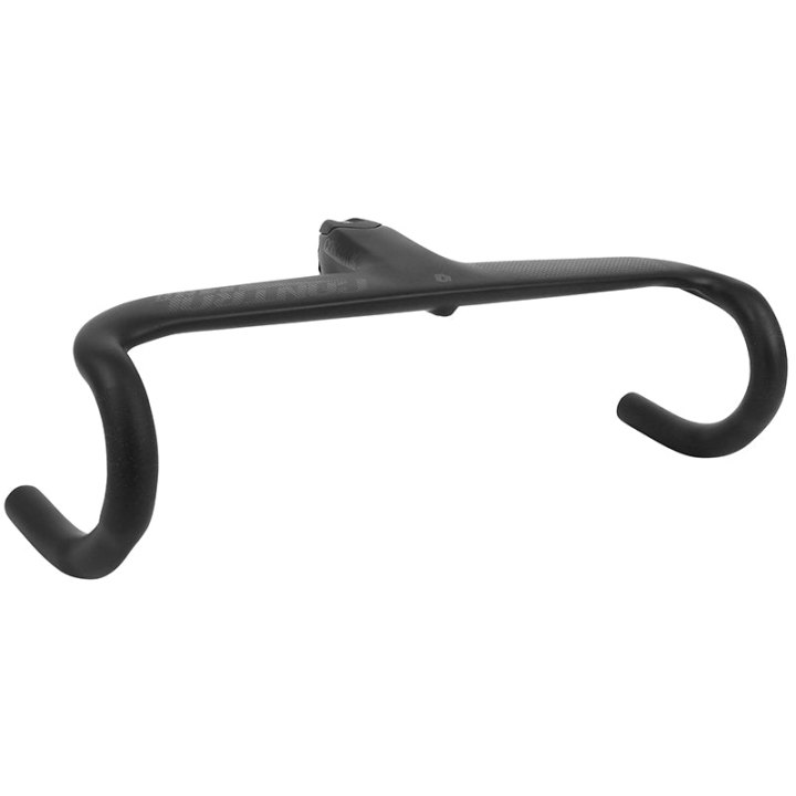 Cintre Combo Route Controltech Sirocco Fl4 Carbone Mat Angle -12° L 47 Extérieur (Axe-Axe 44 cm) Avec Potence Intégrée L 120 mm Avec Passage Câble Interne Pour Pivot 1" 1-8