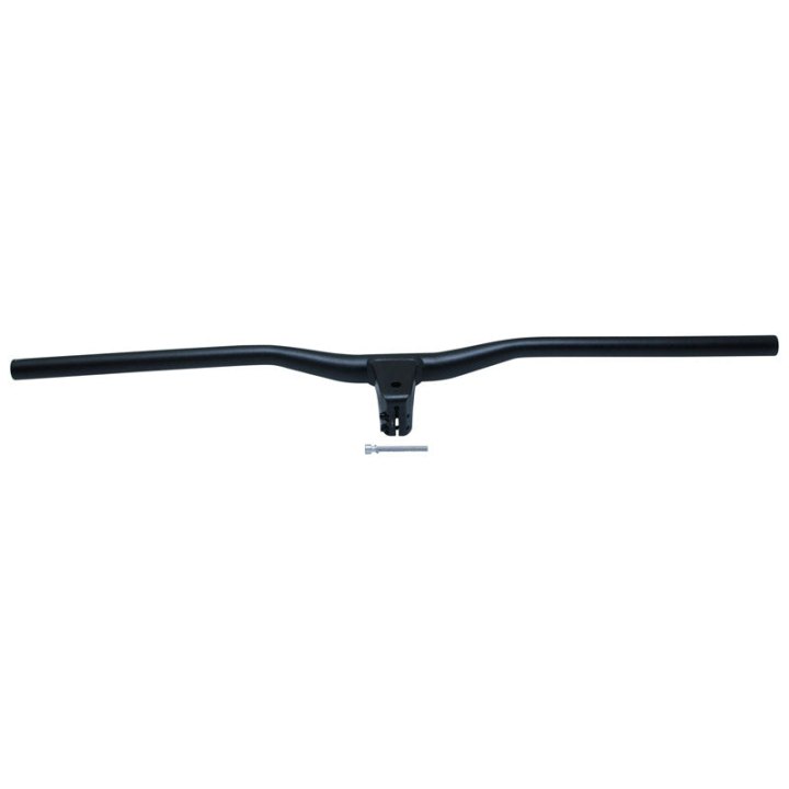 Cintre Combo VTT Demi Releve Alu Noir L 78 cm Avec Potence Intégrée Entraxe L55 mm Pour Pivot Fourche 1"1-8 (28.6 mm)