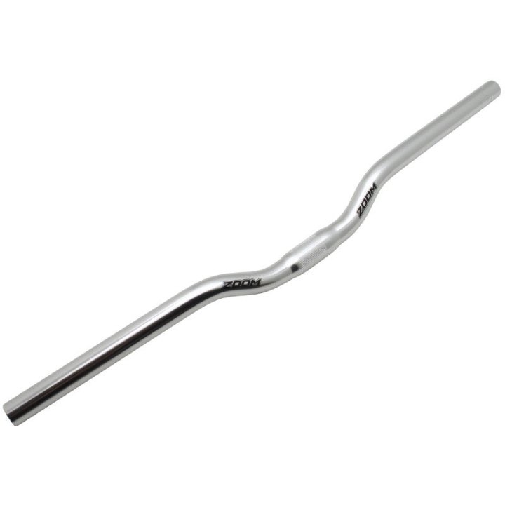 Cintre VTT Demi Releve P2R Alu Kalin Argent 25,4 L600 mm Hauteur 30 mm