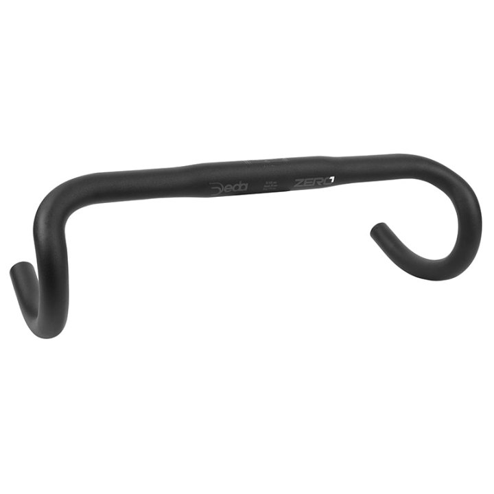 Cintre Route Deda Zero 1 Alu Noir Mat 31,8 Ergo L 44 Extérieur (42 cm Axe-Axe)