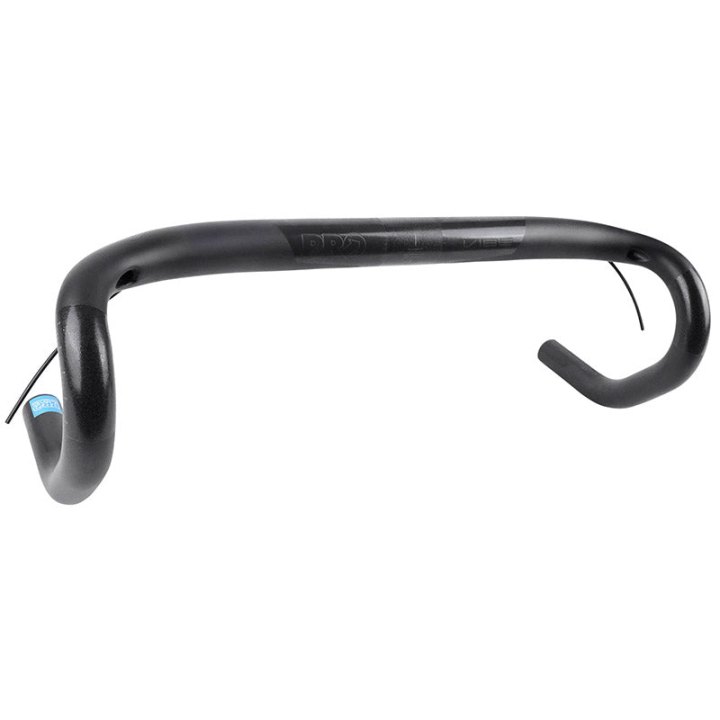 Cintre Route Pro Vibe Anatomic Carbone Noir L 42 Extérieur (Axe-Axe 42 cm) Pour Potence 31.8 mm Pour Passage Câble Interne (Di2)