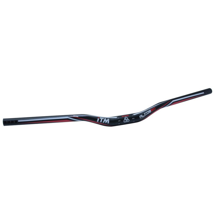 Cintre VTT Demi Releve Itm Alcor Noir 31,8 mm L740 mm