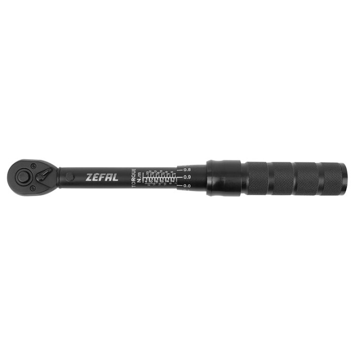 Clé Dynamometrique 1-4 Serrage De 2 A 24 Nm Zefal Z Torque Avec Douilles Allen 3-4-5-6-8-10 Torx T10-20-25-30, Ralllonge Et Embout De 4 mm Pour Étrier Frein (Livre Dans Une Malette)