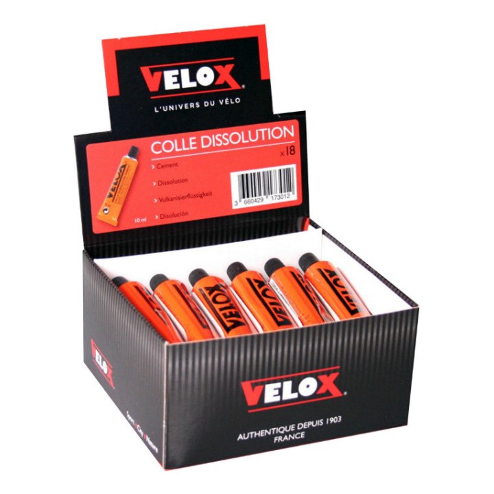 Colle A Rustine Dissolution Velox (Boite De 18 Tubes De 10Ml)