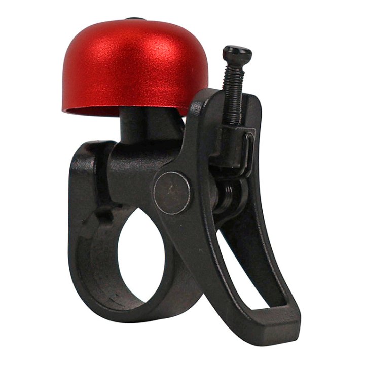 Sonnette-Timbre Pour Trottinette Xiaomi Pro, Pro 2, 1S, Essential, Mi 3, M365 Noir-Rouge -P2R-