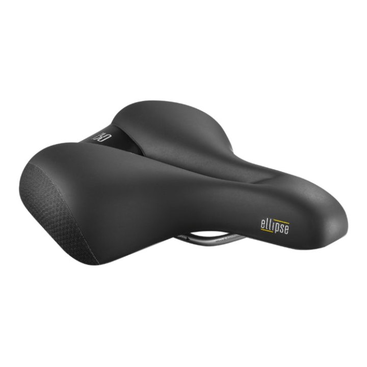 Selle Royal Ellipse Loisir Avec Trou Central Relaxed Noir 250X223 mm 638G