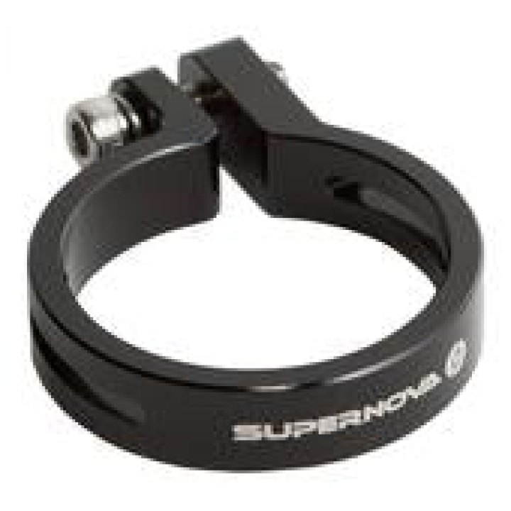Collier de tige de selle 27,2 mm pour feu arrière, noir