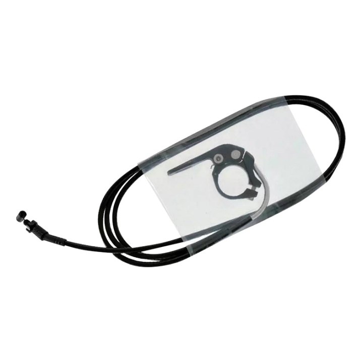Commande Au Cintre Switch Compatible Pour Tige De Selle VTT Télescopique Alu Noir (Gaine Incluse)