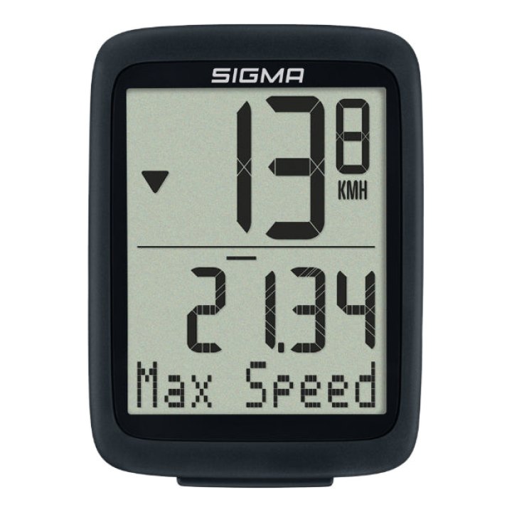 Compteur Sigma Bc 10.0 Wr A Fil Noir ( 10 Fonctions)