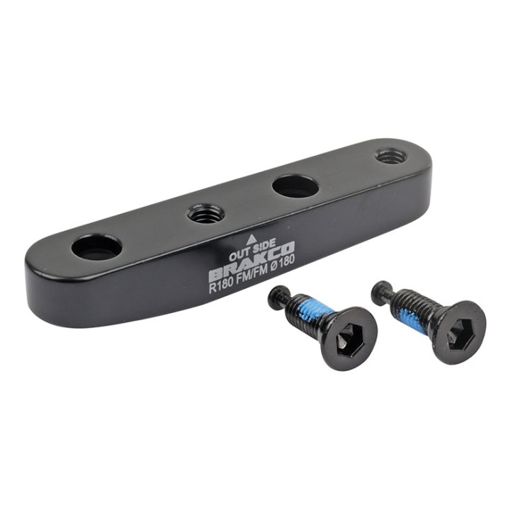 Adaptateur - Rehausse Frein A Disque Route Flatmount Arrière Brakco Étrier 140 mm Pour Disque 180 mm