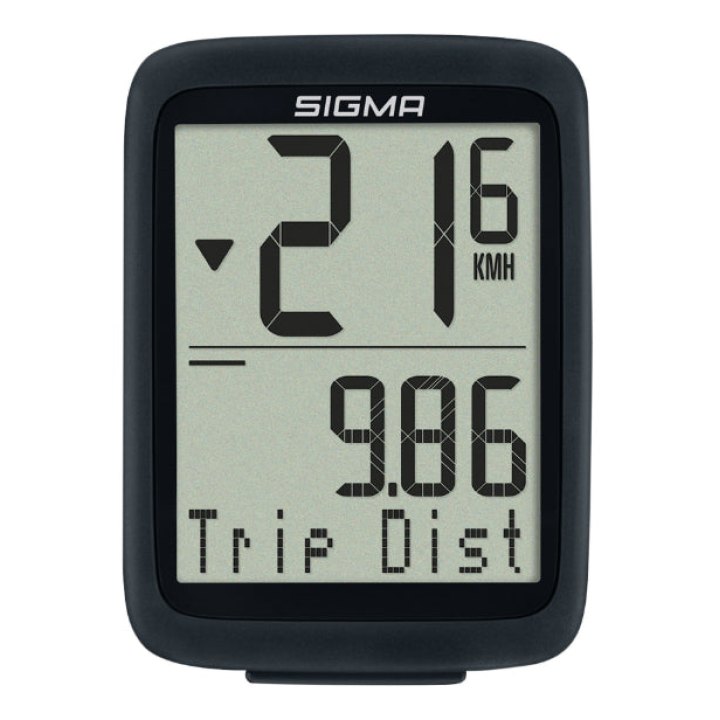 Compteur Sigma Bc 8.0 Wl Sans Fil Noir ( 8 Fonctions)