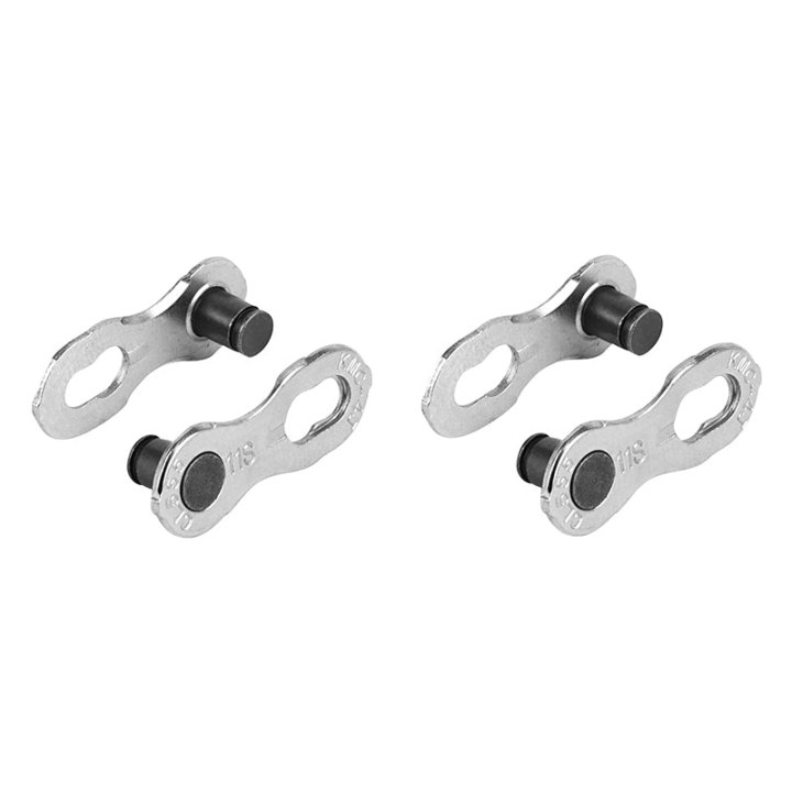 Connecteur De Chaîne Vélo 11V. Newton Kmc X11 (Attache Rapide) (Par 2 Paires)