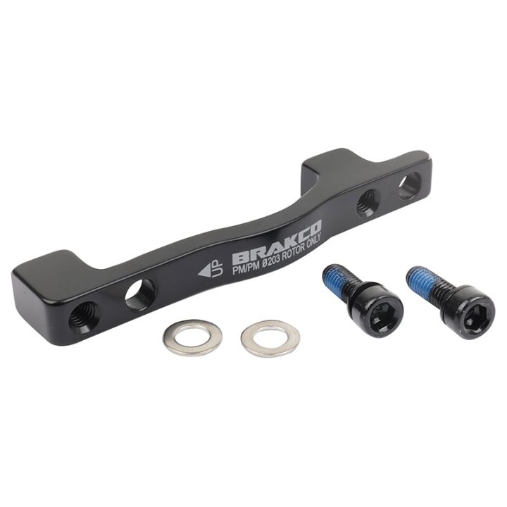 Adaptateur - Rehausse Frein A Disque VTT Post-Mount Avant - Arrière Brakco Étrier 160 mm Pour Disque 203 mm