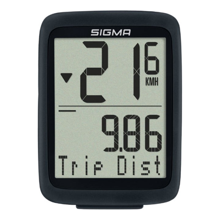 Compteur Sigma Bc 8.0 Wr A Fil Noir ( 8 Fonctions)