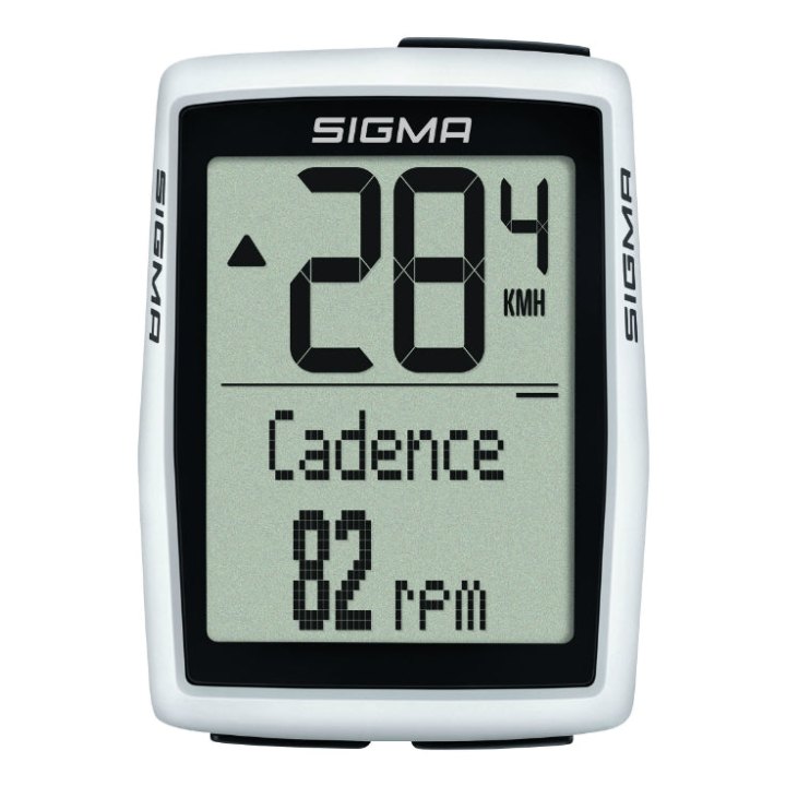 Compteur Sigma Bc 12.0 Wl Sans Fil Noir Avec Cadence Pédalage ( 12 Fonctions)