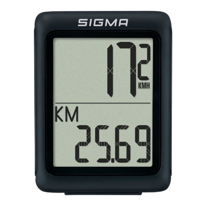 Compteur Sigma Bc 5.0 Wr A Fil Noir ( 5 Fonctions)