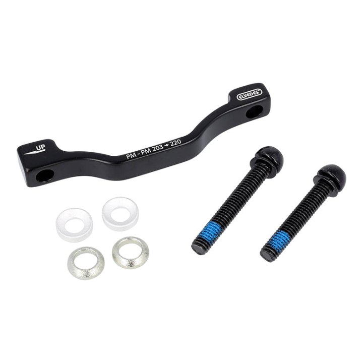 Adaptateur - Rehausse Frein A Disque VTT Post-Mount Avant - Arrière Elvedes Étrier 203 mm Pour Disque 220 mm