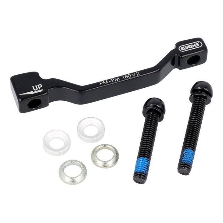 Adaptateur - Rehausse Frein A Disque VTT Post-Mount Avant Elvedes Sur Fourche Étrier 160 mm Pour Disque 180 mm