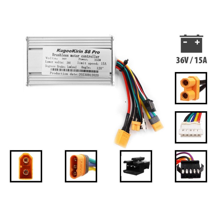Controleur 36V 350W Kugoo Kirin S8 Pro et S1 Pro