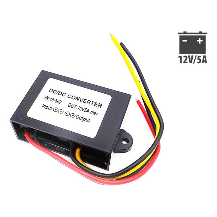 Convertisseur tension DC (12V-5A)