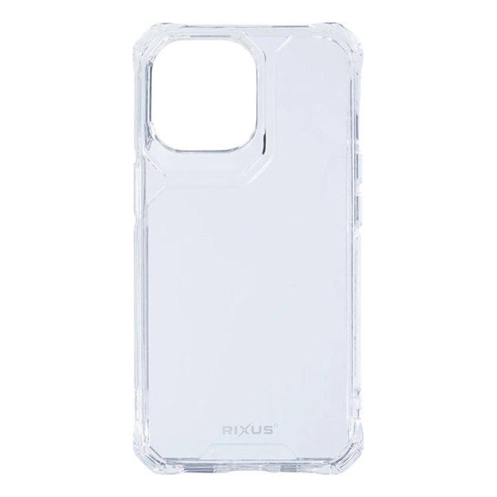 Coque Smartphone-Telephone Rixus Armor-X Anti Choc Pour Apple Iphone 13 Pro Max Transparent (Vendu A L'Unite)