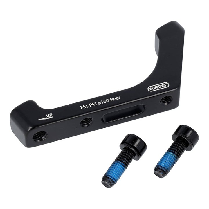 Adaptateur Frein A Disque Route Arrière Elvedes Disque 160 mm Étrier Post-Mount Sur Cadre Flatmount