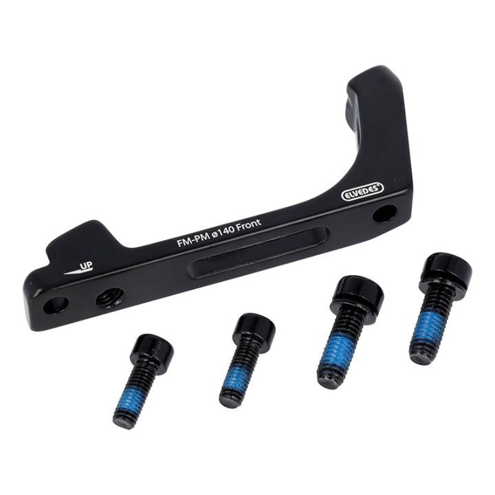 Adaptateur Frein A Disque Route Avant Elvedes Disque 140 mm Étrier Post-Mount Sur Fourche Flatmount