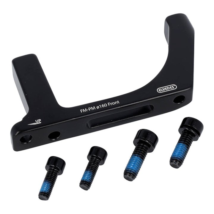 Adaptateur Frein A Disque Route Avant Elvedes Disque 160 mm Étrier Post-Mount Sur Cadre Flatmount