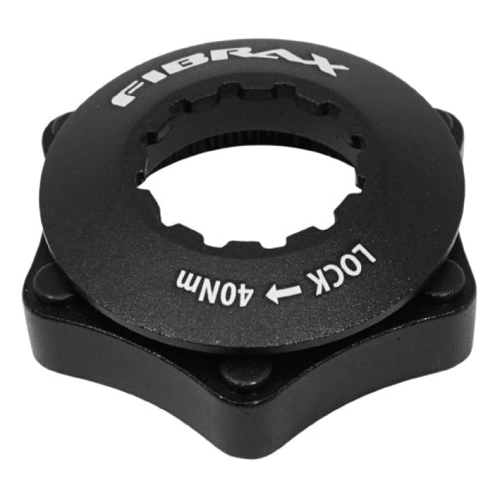 Adaptateur Frein A Disque Transforme Fixation Disque Centerlock Fibrax En 6 Trous Pour Axe Blocage