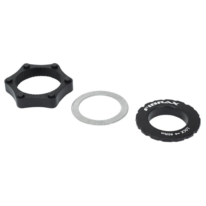 Adaptateur Frein A Disque Transforme Fixation Disque Centerlock Fibrax En 6 Trous Pour Tout Axe (15 mm -12 mm Et Standard)