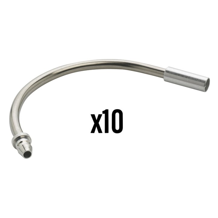 Coudé V-Brake Elvedes 130° INOX (Vendu Par 10)
