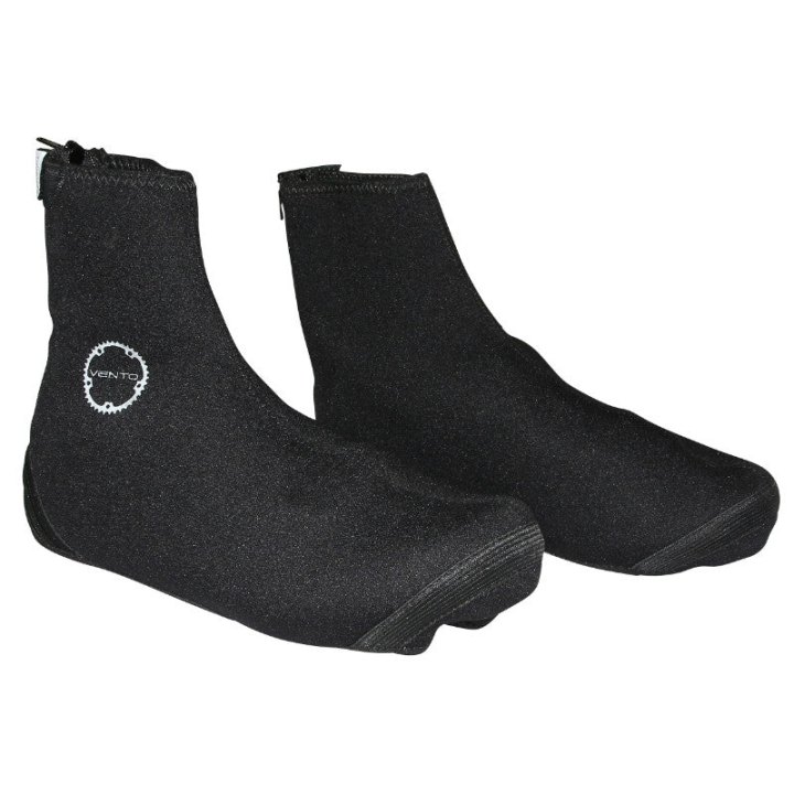 Couvre Chaussure Hiver Route Neoprene Noir 40-41 (Zip + Velcro) (Paire)