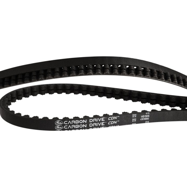 Courroie carbone Gates CDX Carbon Drive 122 dents noir