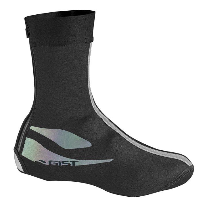 Couvre Chaussure Junior Hiver Route Gist Neoprene 3 mm Noir 34-36 (Velcro - Zip) (Paire)