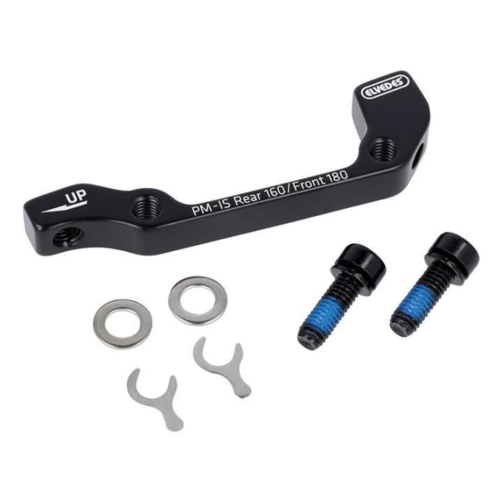 Adaptateur Frein A Disque VTT Avant - Arrière Elvedes Étrier Post-Mount Disque 180 mm Sur Fourche Et 160 mm Sur Cadre International