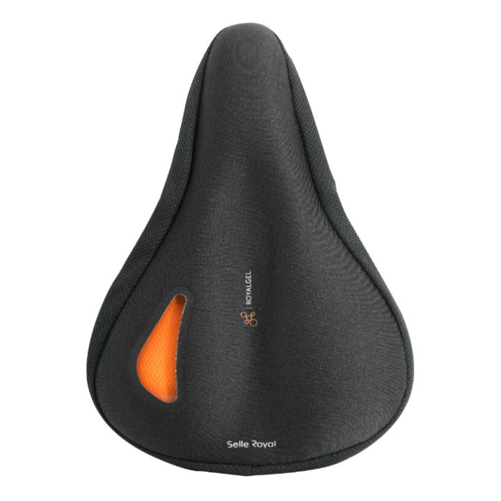 Couvre Selle Vélo Royal Noir Gel Visible Medium (270X190 mm) 244G