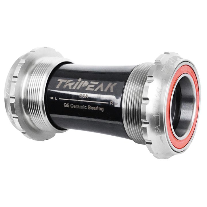 Cuvette Intégré Boîtier Filete Route Tripeak Céramique Anglais - Bsc - 1,37X24 Axe 24 mm Argent (Compatible Rotor TT)