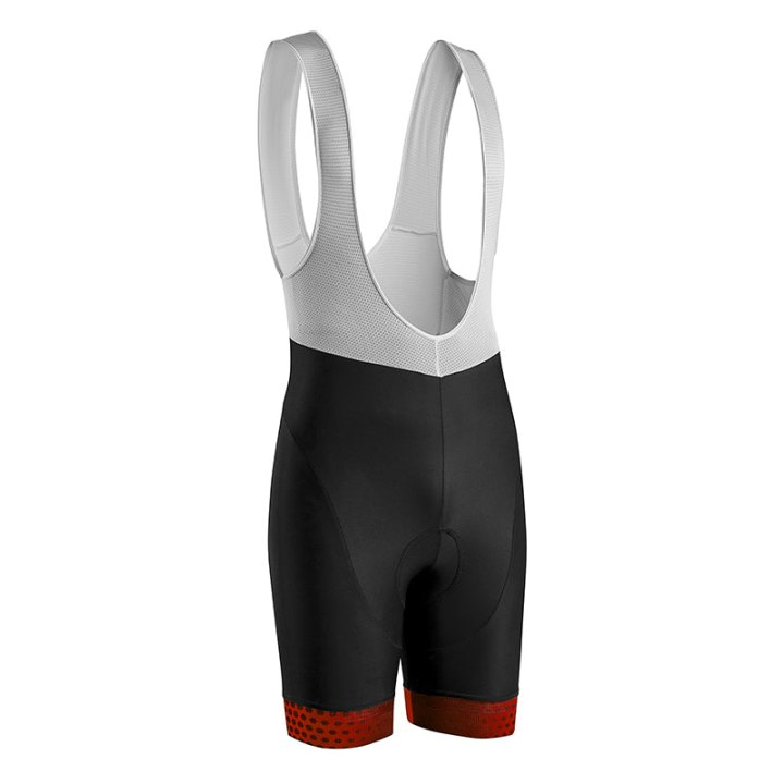 Cuissard Court Gist Junior Bretelles Fond 3 Density Noir Bords Rouge 6-8 Ans