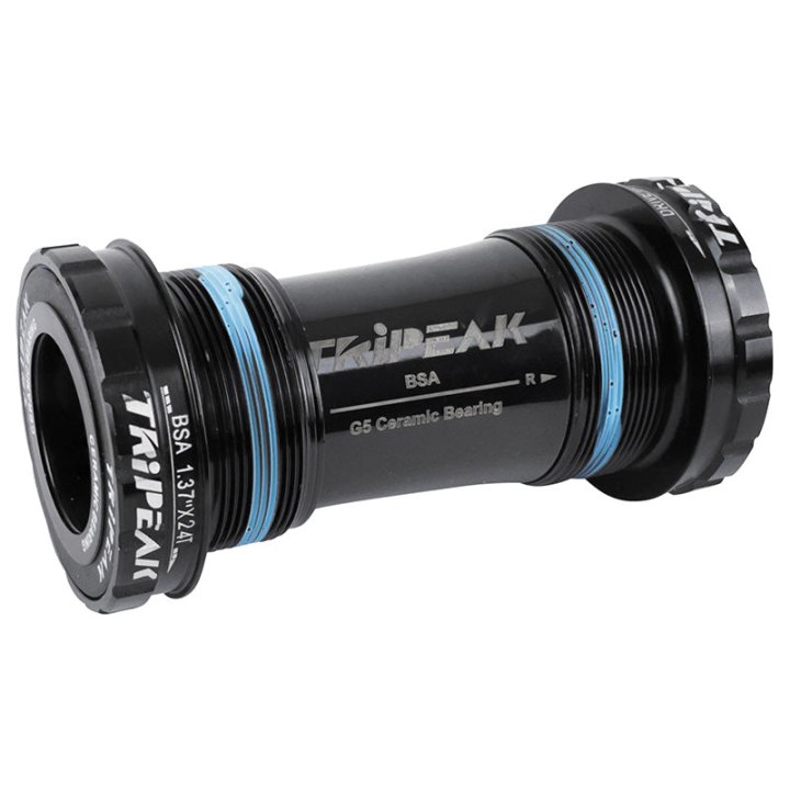 Cuvette Intégré Boîtier Filete Route Tripeak Céramique Anglais - Bsc - 1,37X24 Axe 24 mm Noir (Compatible Shimano)