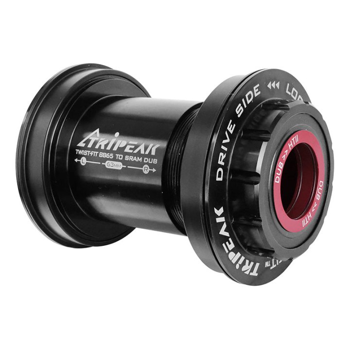 Cuvette Intégré Boîtier Route A Emboiter-Twistfit 3En1 Tripeak Boite 63 mm Diam 65 mm Pour Axe 24 mm, 28.99 mm, 30 mm (Compatible Shimano, Sram Dub, Rotor)