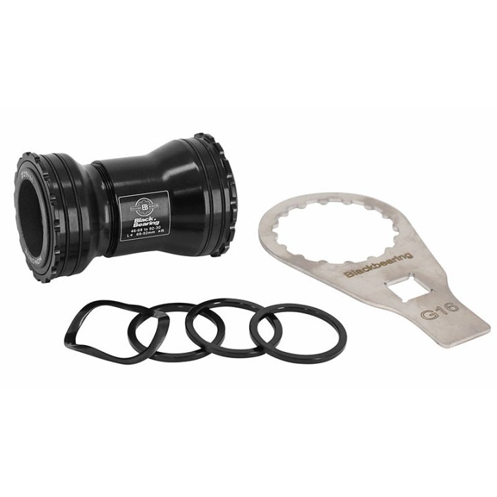 Cuvette Intégré Boîtier VTT-Route A Emboiter-Pf30 386 Evo Blackbearing Roulement Céramique Boite De 68-92 Diam 46 Pour Axe 28.99 mm (Compatible Sram Dub) - Clé Montage Incluse-