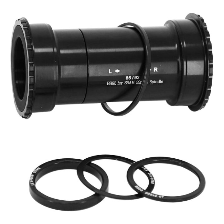Cuvette Intégré Boîtier VTT A Emboiter-Pressfit P2R Pour Sram Dub Boite 89.5-92 Diam 41 Pour Axe 28,99 mm